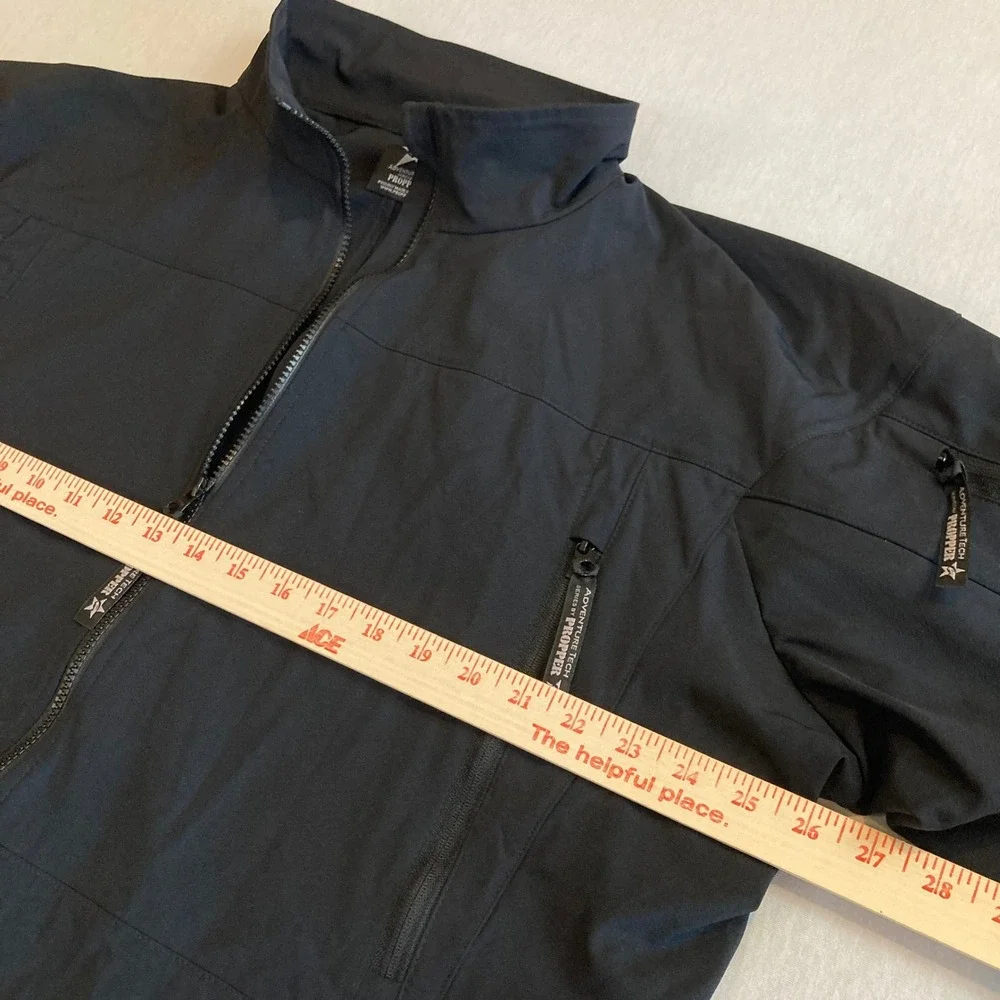 Propper Jacket Men L Adventure Tech Series Black Softshell Tactical Utility Zip